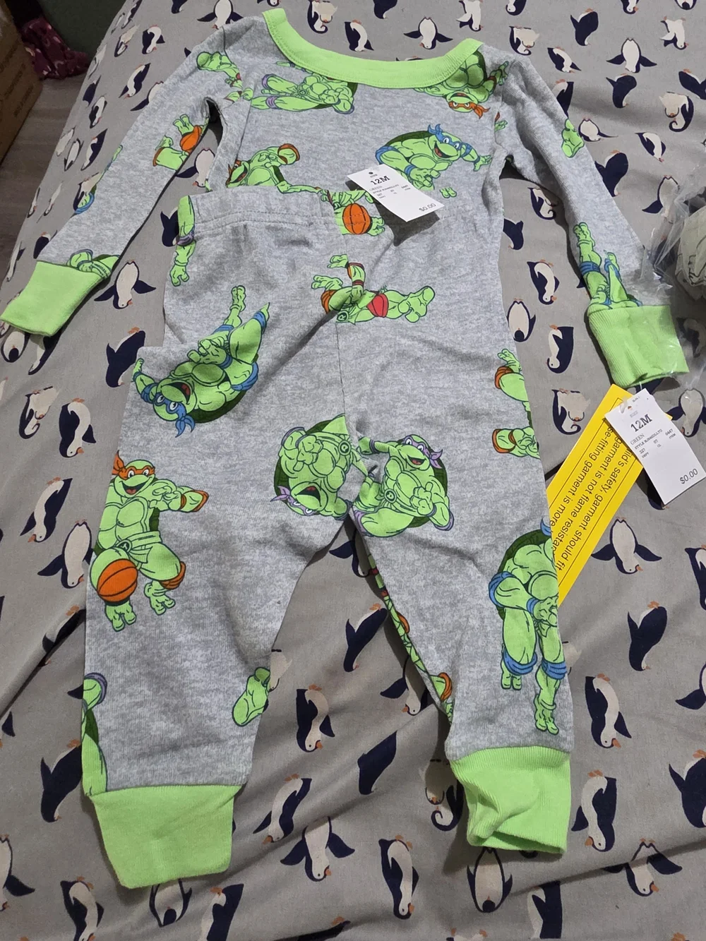 Teenage Mutant Ninja Turtles soft grey